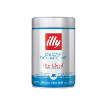 ILLY GROUND COFFEE DECAF Coffee - 3539 (12 X 250 G)
